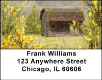 Springtime Barns Address Labels | LBNAT-16
