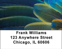 Feather Blues Address Labels | LBNAT-25