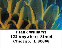 Feather Blues Address Labels | LBNAT-25