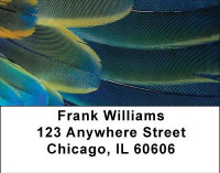 Feather Blues Address Labels | LBNAT-25