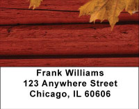 Simplistic Barn Address Labels | LBNAT-28