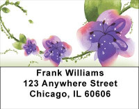 Morning Glory Address Labels | LBNAT-31