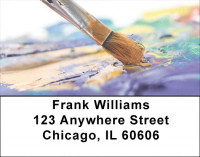 Paint Brush Address Labels | LBPRO-50