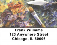 Paint Brush Address Labels | LBPRO-50