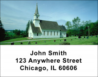 Country Churches Address Labels | LBREL-30