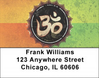 Hinduism Symbol Address Labels | LBREL-42