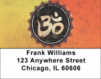 Hinduism Symbol Address Labels | LBREL-42