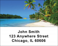 Island Paradise Address Labels | LBSCE-02