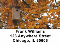 Scenic Birdhouses Address Labels | LBSCE-04