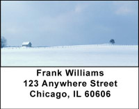 Winter on the Prairie Address Labels | LBSCE-07