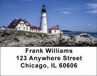 Lighthouses Rocky Coastlines Address Labels | LBSCE-80