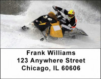 Snowmobiling Address Labels | LBSPO-11