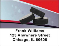 Hockey Pucks Address Labels | LBSPO-17