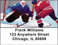 Hockey Pucks Address Labels | LBSPO-17