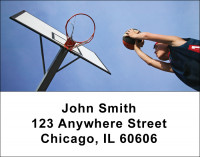 Basketball Address Labels | LBSPO-B2