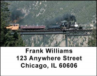 Steam Trains Address Labels | LBTRA-07