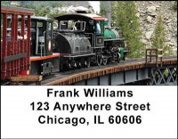 Steam Trains Address Labels | LBTRA-07
