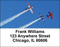 Stunt Planes Address Labels | LBTRA-13