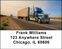 Big Pete Trucks Address Labels | LBTRA-17