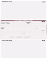 Burgundy Safety High Security Middle Laser Checks | LMCHS-US