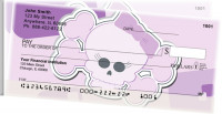 Girly Skulls Side Tear Personal Checks | STGIR-02