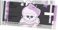 Girly Skulls Side Tear Personal Checks | STGIR-02