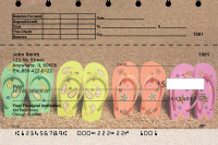 Flip Flops Top Stub Personal Checks | TSBEA-01