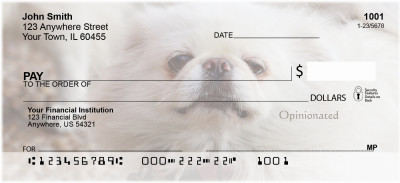 Pekingese Personal Checks | BAA-16