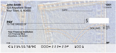 Blue Jeans Expression Personal Checks | BAB-17