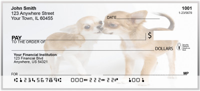 Playful Chichuahuas Personal Checks | BAB-38