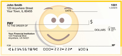 Smiley Faces - 1 Personal Checks | BAC-23