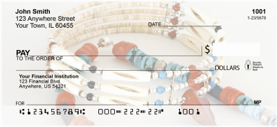 Native American Jewelry Personal Checks | BAC-36