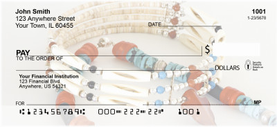 Native American Jewelry Personal Checks | BAC-36