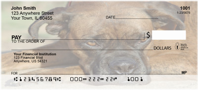 Boxer Dog Breed Personal Checks | BAC-42