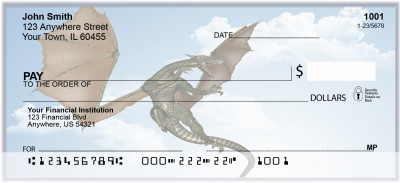 Flying Dragons Personal Checks | BAD-02