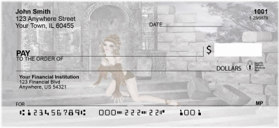Gothic Ruins Personal Checks | BAD-39