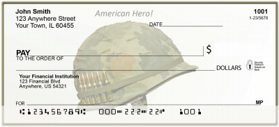 Vietnam Era Helmet Personal Checks | BAD-78