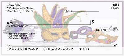 Mardi Gras Fun Personal Checks | BAD-92