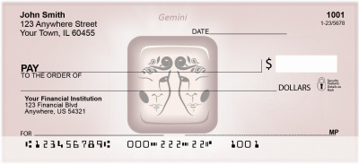 Gemini Astrology Sign Personal Checks | BAE-02