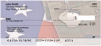 Military Dog Tags Personal Checks | BAE-60