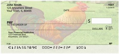 Chickens And Roosters Personal Checks | BAE-73