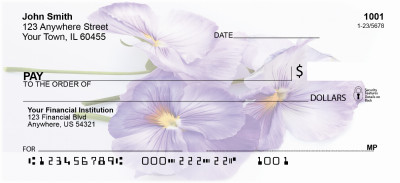 Pansies Personal Checks | BAF-25