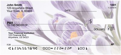 Spring Flowers Personal Checks | BAF-28