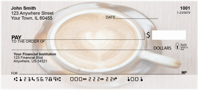 Lovin Coffee Personal Checks | BAF-32