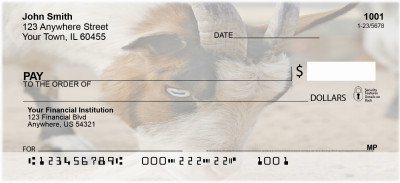 Goats On The Farm Personal Checks | BAF-44