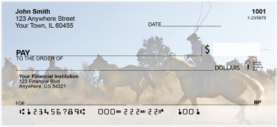 A Day In The Saddle Personal Checks | BAF-62