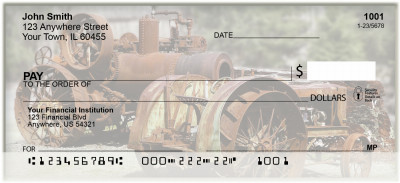 Antique Farm Tractors Personal Checks | BAH-26