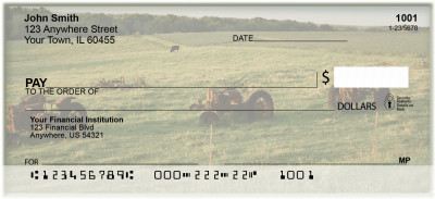 Old Farm Equipment Personal Checks | BAH-29