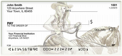 Cowgirls Personal Checks | BAH-45