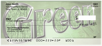 Go Green Personal Checks | BAH-50
